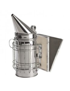 Meshed chrome smoker for beekeeping
