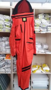 Red Super Astronaut beekeeping jumpsuit costume (3 zipper)